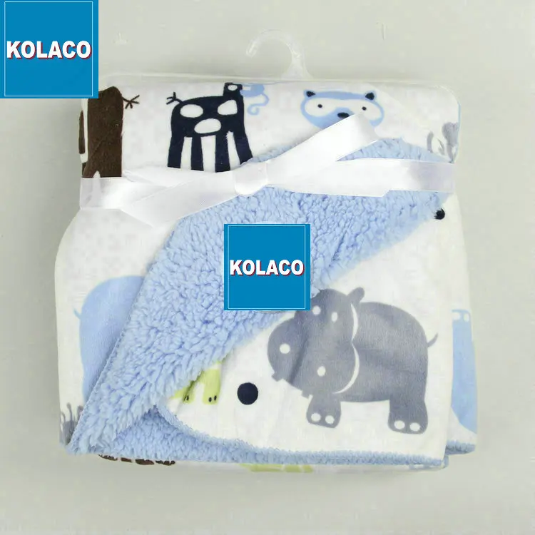 High quality softextile breathable  receiving baby hat blanket