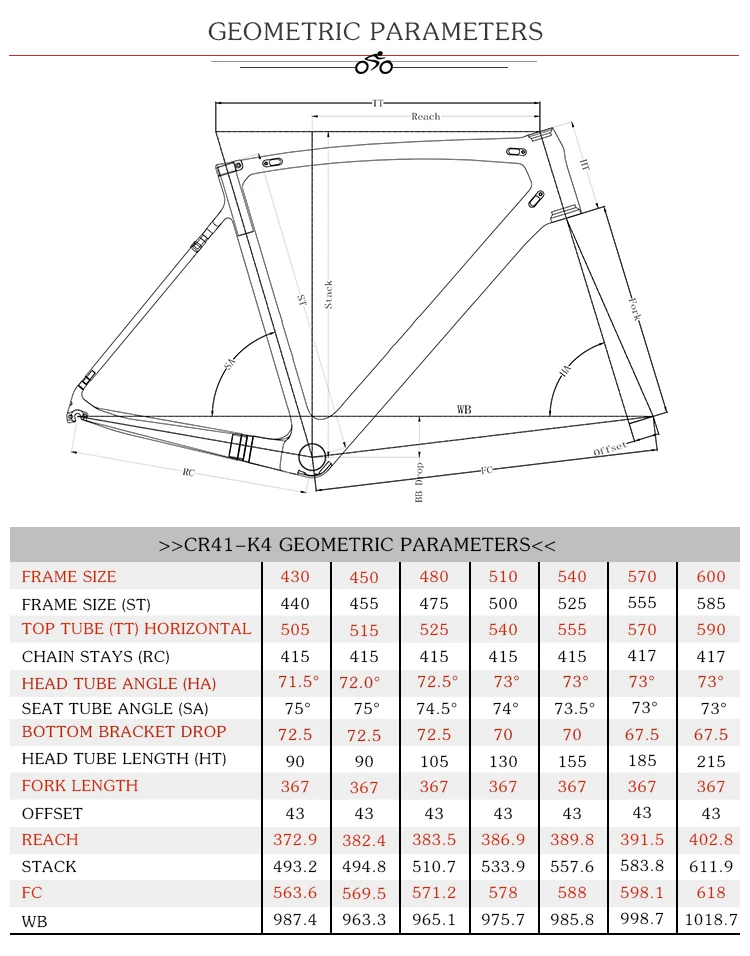 Super Light Carbon Fiber Road Bike Frameset 700c Di2 Carbon Fiber Frame ...