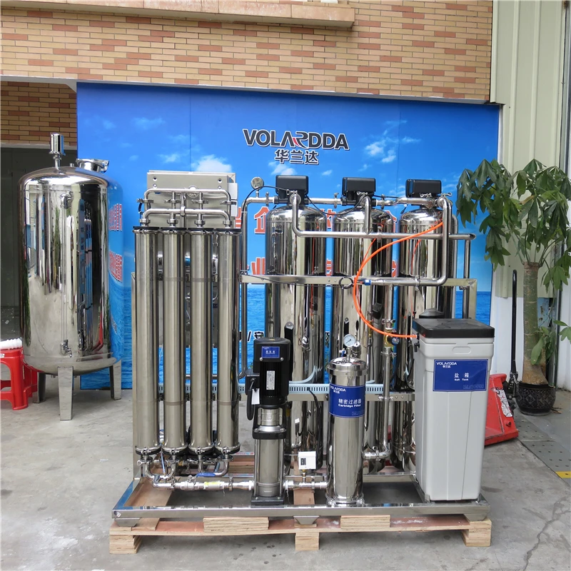 Drinking Water Filter Ro System 500l/h /stainless Steel Tank /sand/ Carbon /softene Water Filter