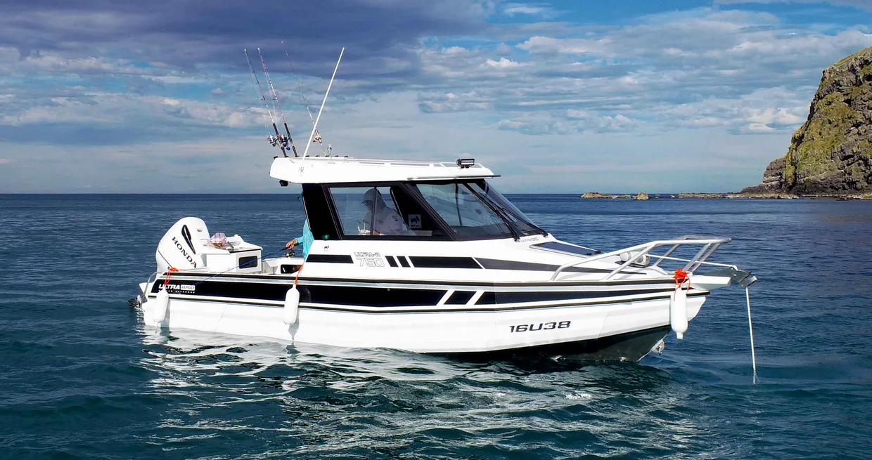 25ft fully welded luxury aluminum cabin cruiser fishing boat