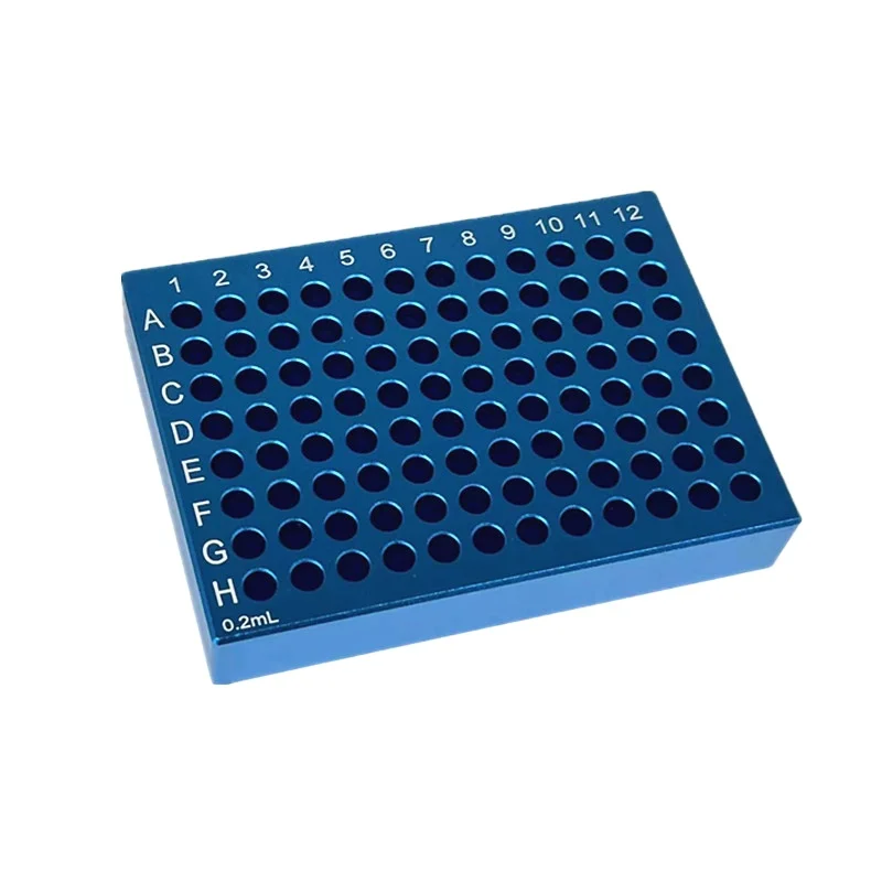 Lab 96 Well Aluminium Isothermal PCR Plate Rack - Low Temp