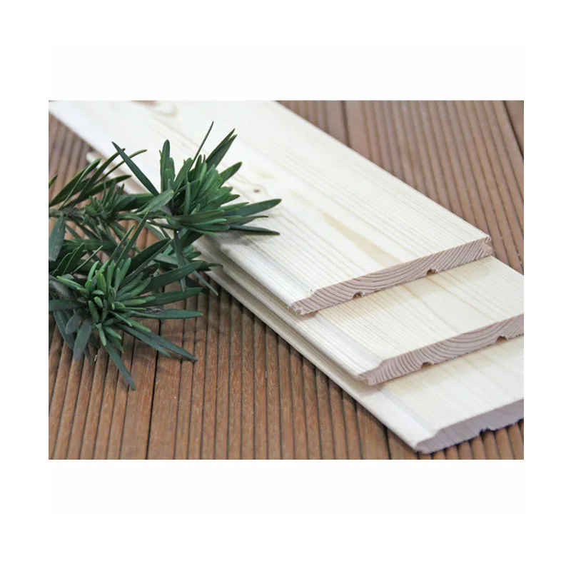 
MAXKY BUILDING Pinus sylvestris solid wood plank, outdoor wood floor, treated timber construction pine sauna board 