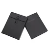 Custom 400gsm black kraft string button packaging envelopes with sopt UV logo