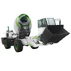 Diesel Engine self loading concrete mixing station price
