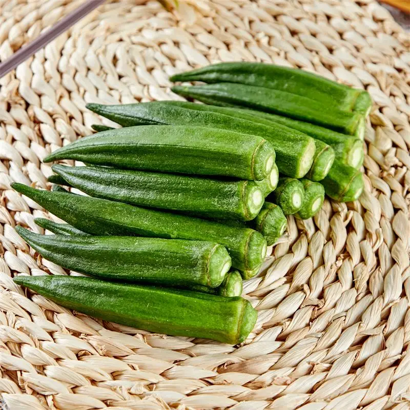 Crispy okra dried vegetables dehydrated fruit vegetable snack snacks wholesale exotic snacks