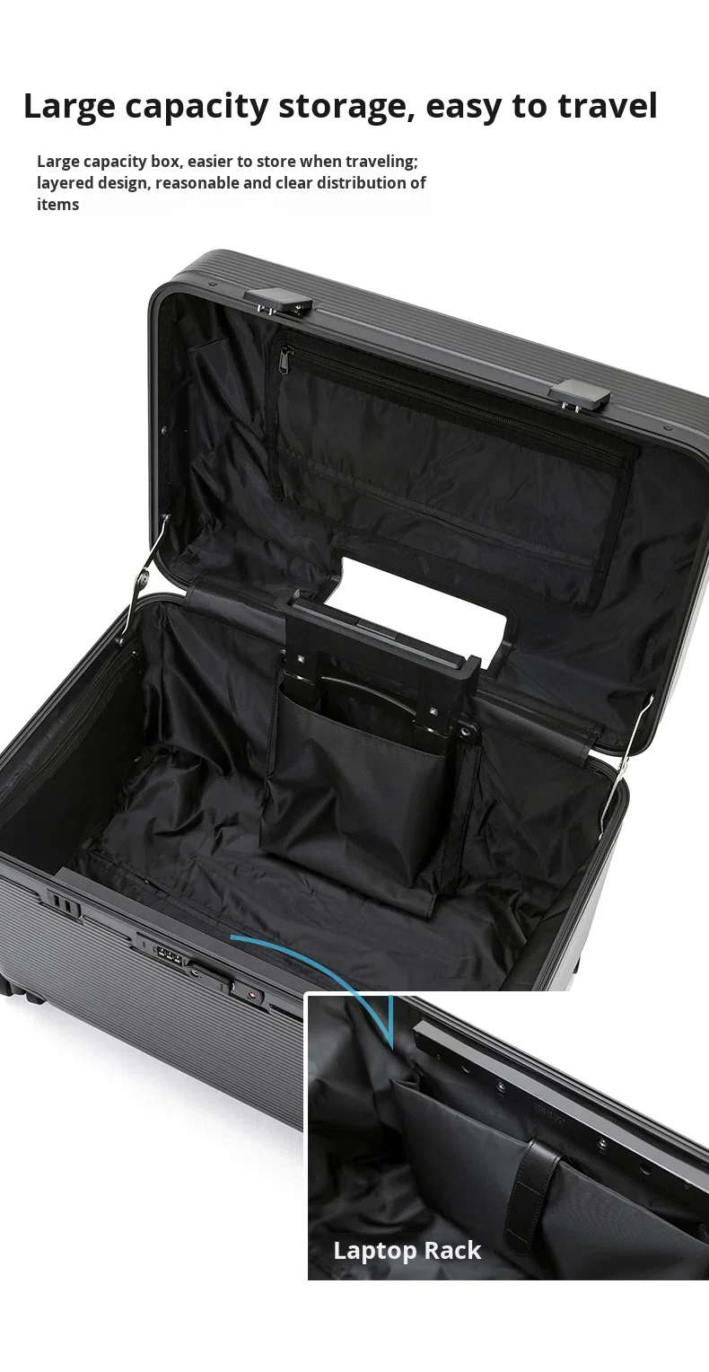 product 20 inch waterproof durable standing retrieval pc rolling luggage photography equipment pilot case carry on suitcase cabin-14
