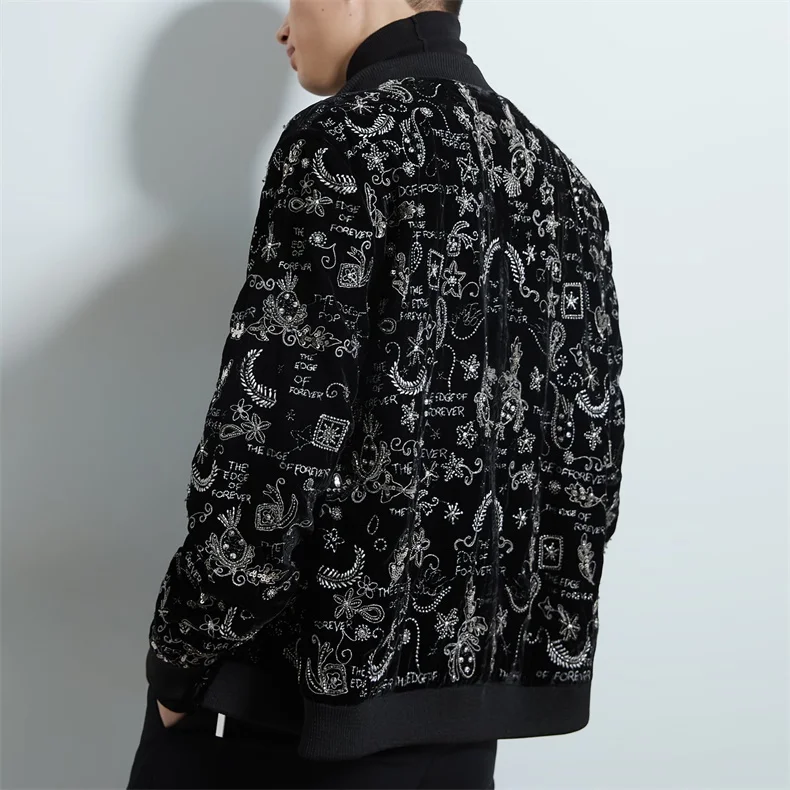 bling bomber jacket