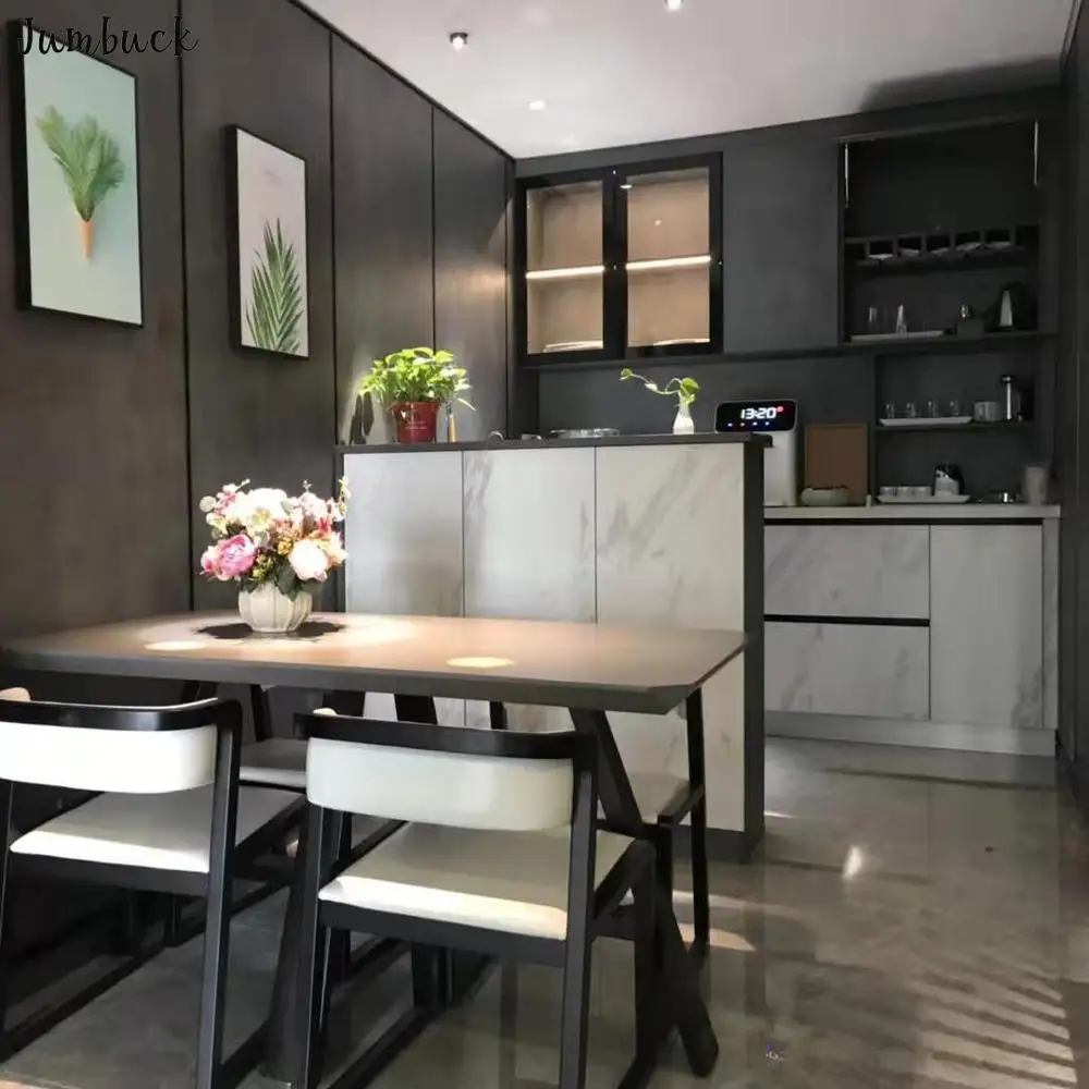 Venta al por mayor gabinetes de cocina grises-Compre online los mejores