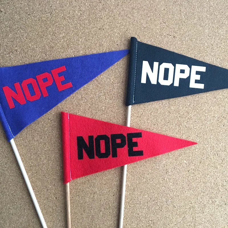 oem logo for you felt banner hanging pill