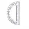 Student Geometry Math Set Plastic Ruler Acrylic 180 Degree Math Protractor