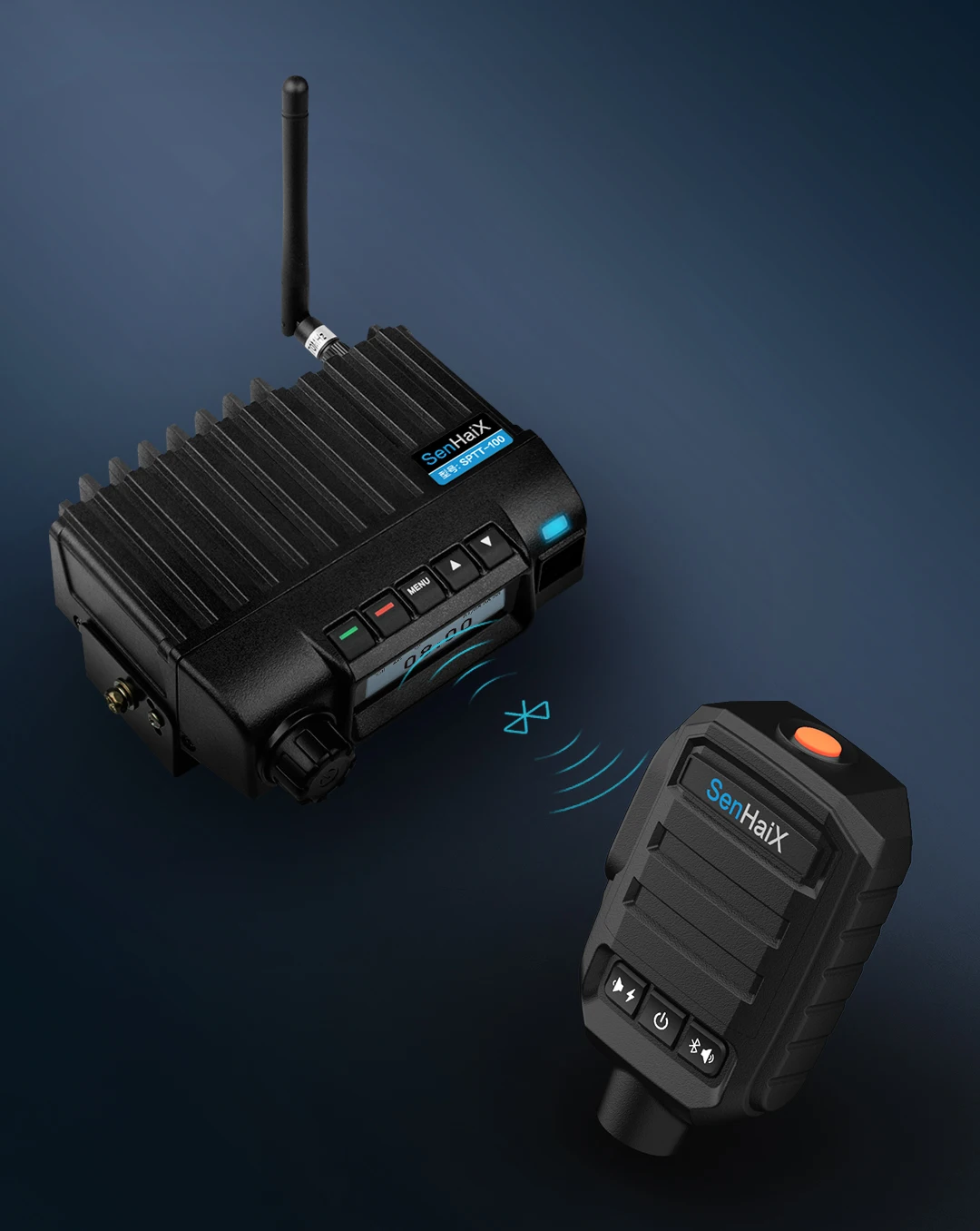 2020 SenhaiX 4G LTE GSM Car Mobile Radio Real PTT Platform GPS SOS radio Bluetooth FCC