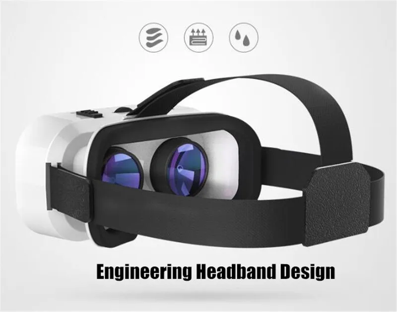 NEW Arrival Original VR Virtual Reality 3D Glasses Box Stereo VR Google Cardboard Headset Helmet for IOS Android Smartphone