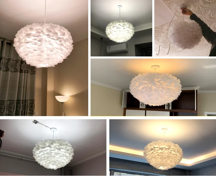 ZhongShan factory modern colorful E27 fancy home luxury pendant lights ceiling lights