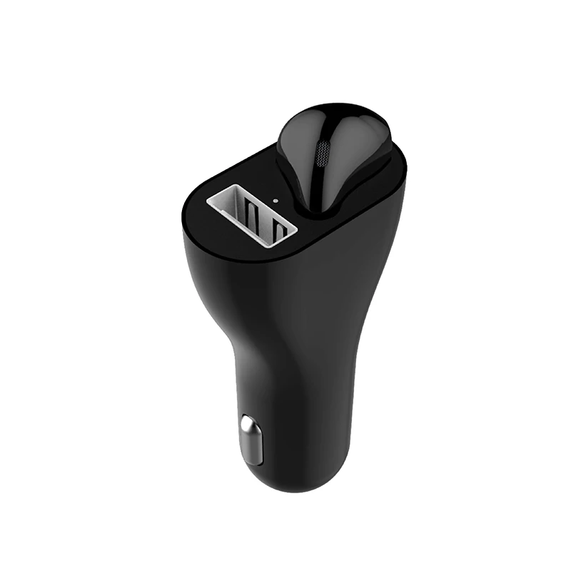Car Wireless Charger 2 in 1 Vehicle Bluetooth Headset Handsfree Call Earphone For Playing Music - ANKUX.COM