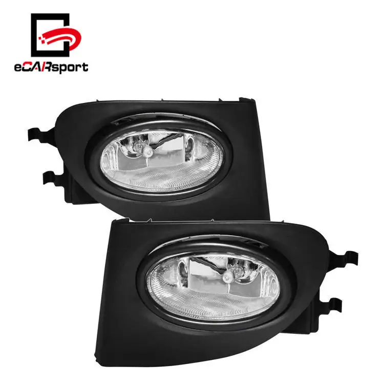 Front Bumper Driving Clear Fog Lights For Civic Si Ep3 0205 For Honda