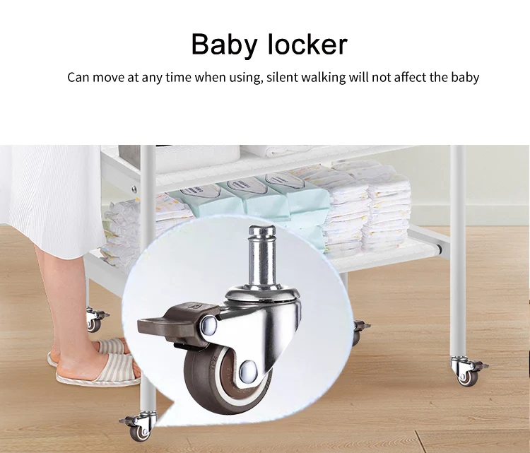 DLPO plate mounted tpr swivel lock mini furniture caster wheel 50mm