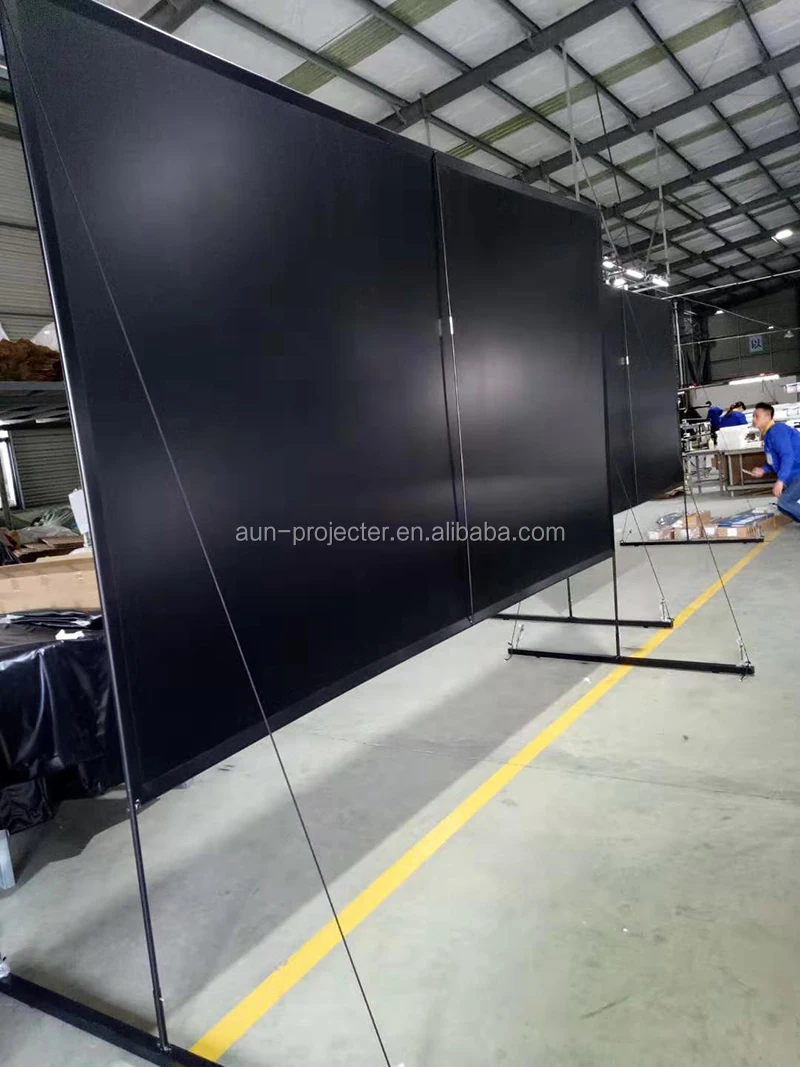 pvc projector screen stand indoor
