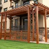 Canopy blinds patio arched louver roof shade diy metal pergola