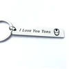 Amazon Hot Sale Stainless Steel Keychain Game Pattern Lovers Gift Pendant