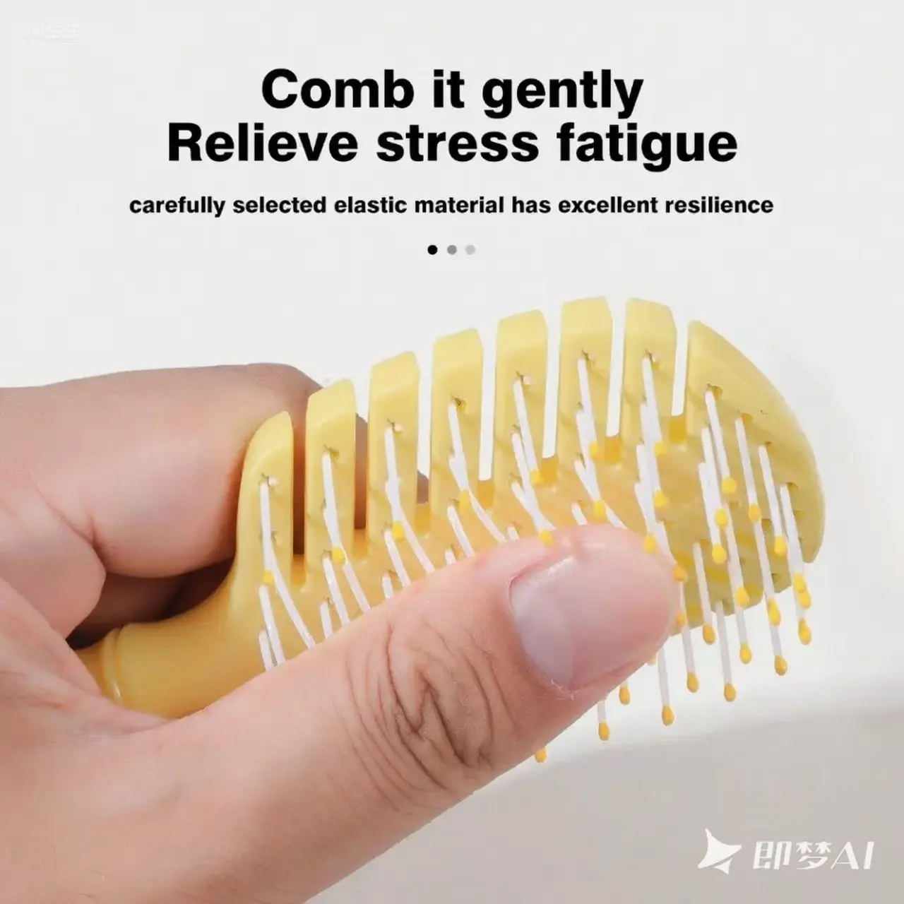 Ventilated Ergonomic Scalp Massager Hair Products Tangle Free Lightweight Anti Static Hairbrush supplier