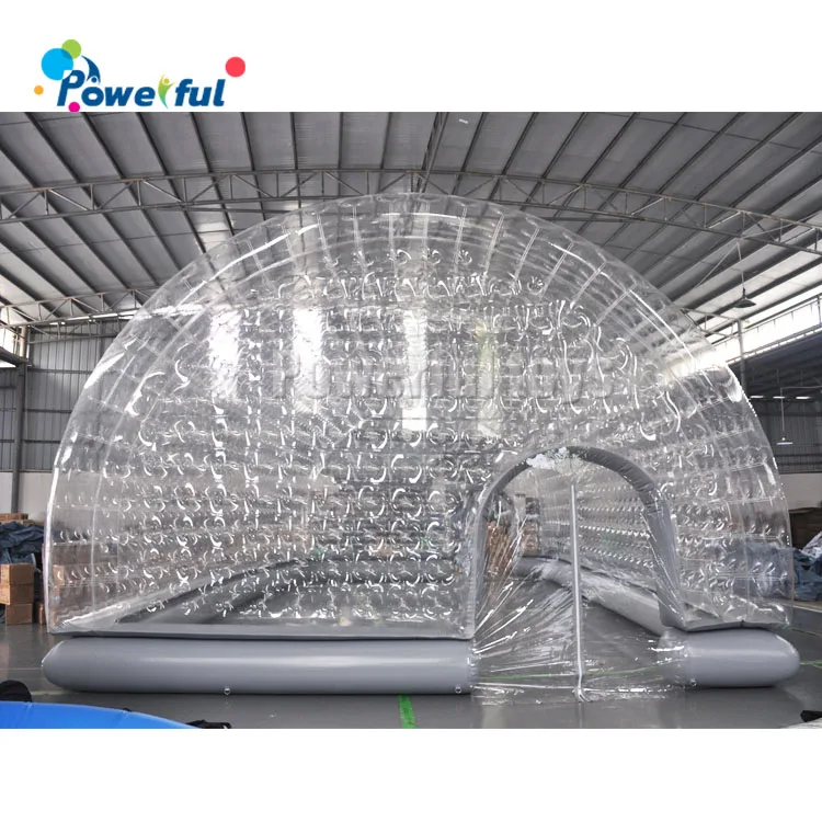 Clear Above Ground Swimming Pool Bubble Dome Tent  Inflatable Hot Tub Swimming Pool Enclosure Solar Dome Cover Tent