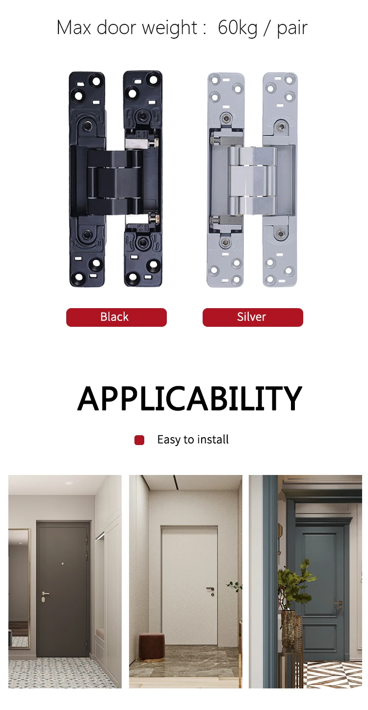 180 Degree Multidirectional Adjustment Many Types 3d Adjust Concealed