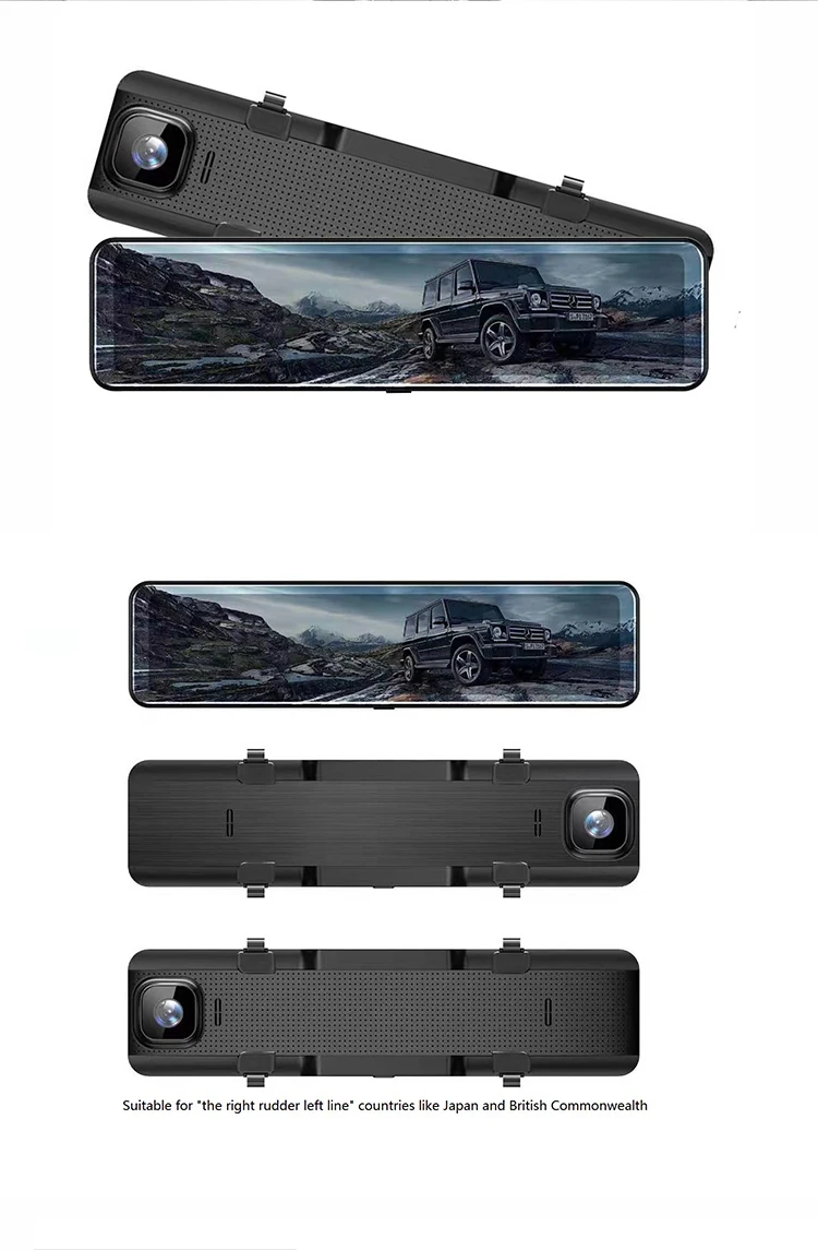 Hawkeye 12" ips rear view mirror car camera 4G GPS Navigation 2G RAM 16G ROM ADAS FHD 1080P dvr dash cam video recorder