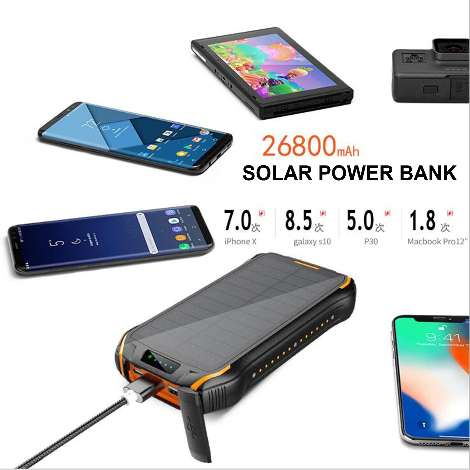 solar 26800 wireless charging