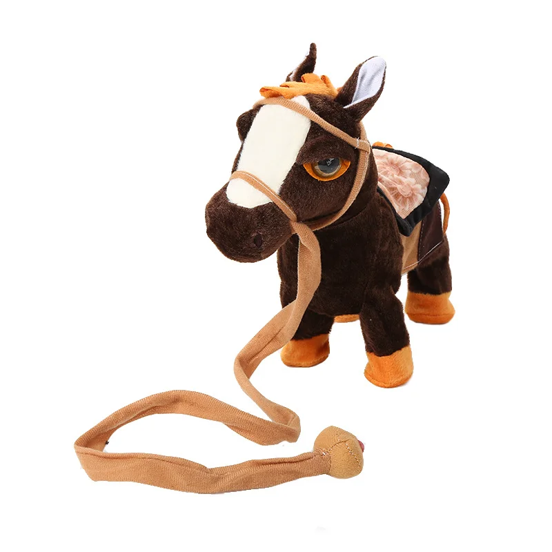 walking horse toy with leash
