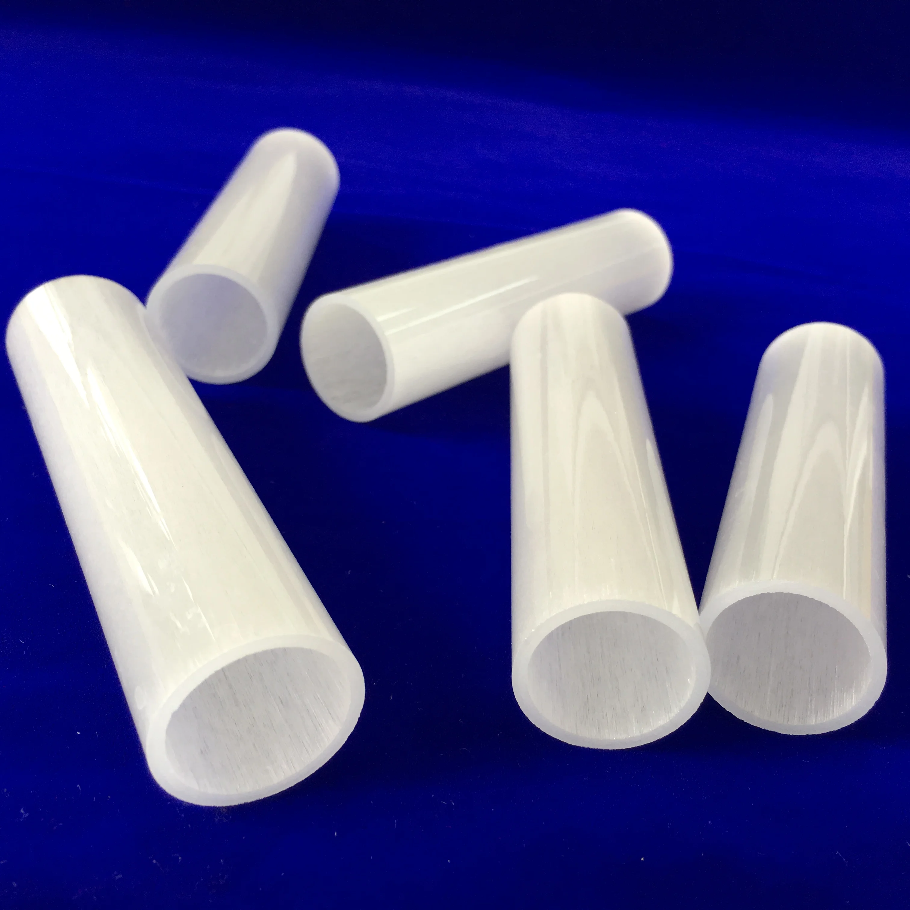Frosted Customized Quartz Glass Tube High Purity Opaque Quartz Tube