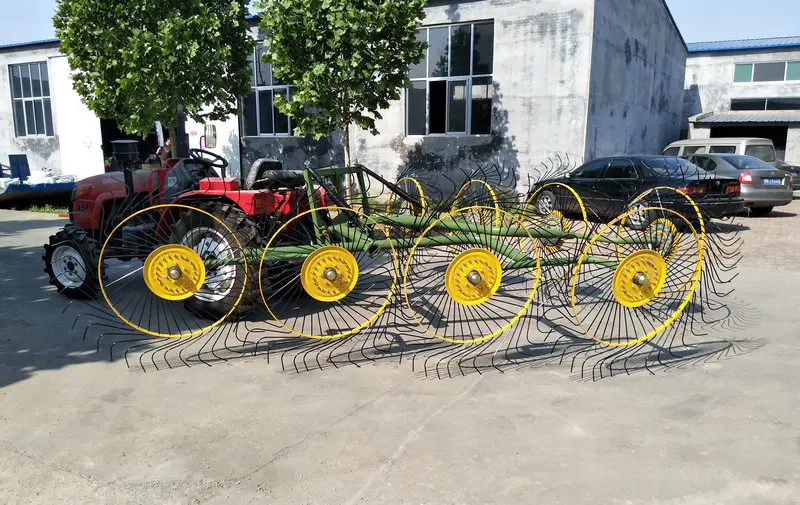 Hot Sale Tractor Power hay Rake Spike Wheel Rake for Tractor| Alibaba.com