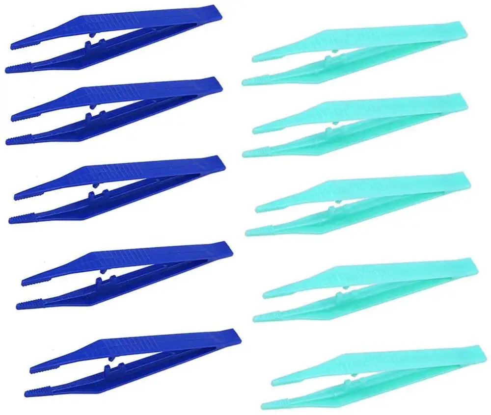 
GREATCARE Medical Scientific laboratorial disposable sterilized surgical tweezers clamp plastic forceps 