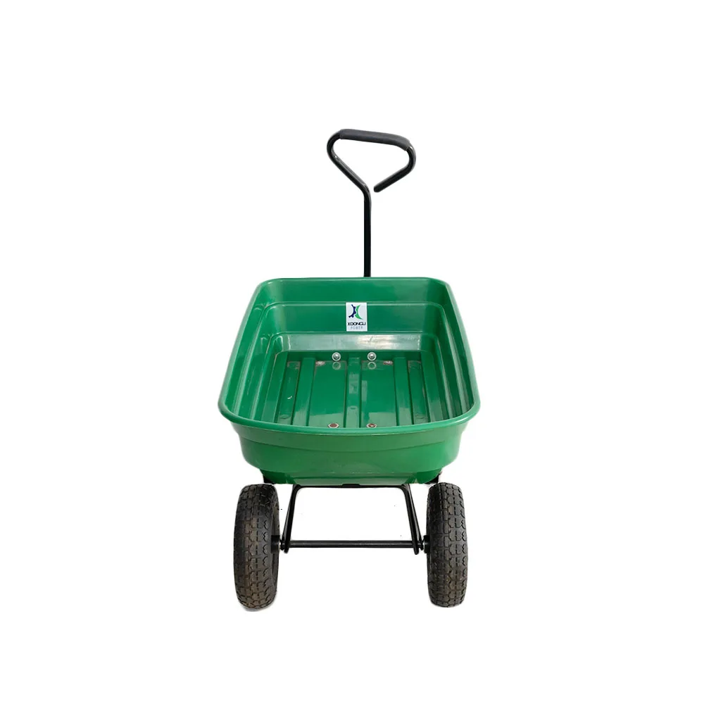 Heavy Duty Dump Garden And Lawn Four Wheels Tool Cart - Buy 4 Wheel ...