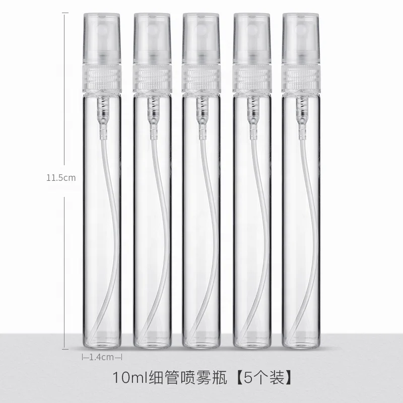 product 3ml glass perfume bottle with pump sprayer mini fine mist sprayer-2