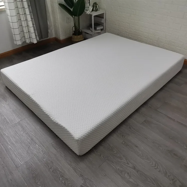 Breathable sleep bedroom custom bed 8 inch memory foam box spring mattress on sale