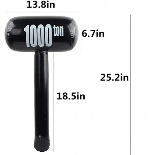 MAKE WAVES ELI-B024 Inflatable Hammer Balloon Halloween Toy PVC ...