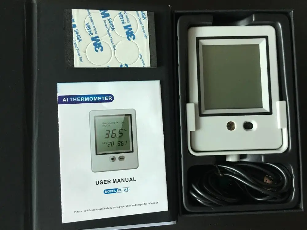 AI Temperature Measurement Device Automatic non-touch visitor body temperature detect guard for outdoor/indoor guard - KingCare | KingCare.net