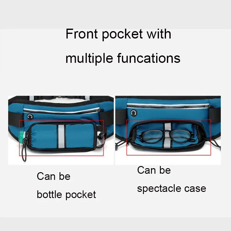 Custom fashion wholesale waterproof fanny pack sport running waist bag