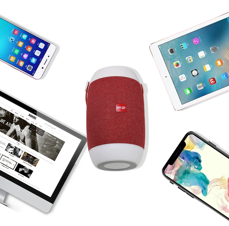 kinter HY-27 USB TF card Portable Wireless Plastic Bluetooths Speaker - ANKUX.COM