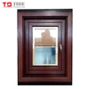 house adumbral Internal blinds aluminum wood window with surrounding frame