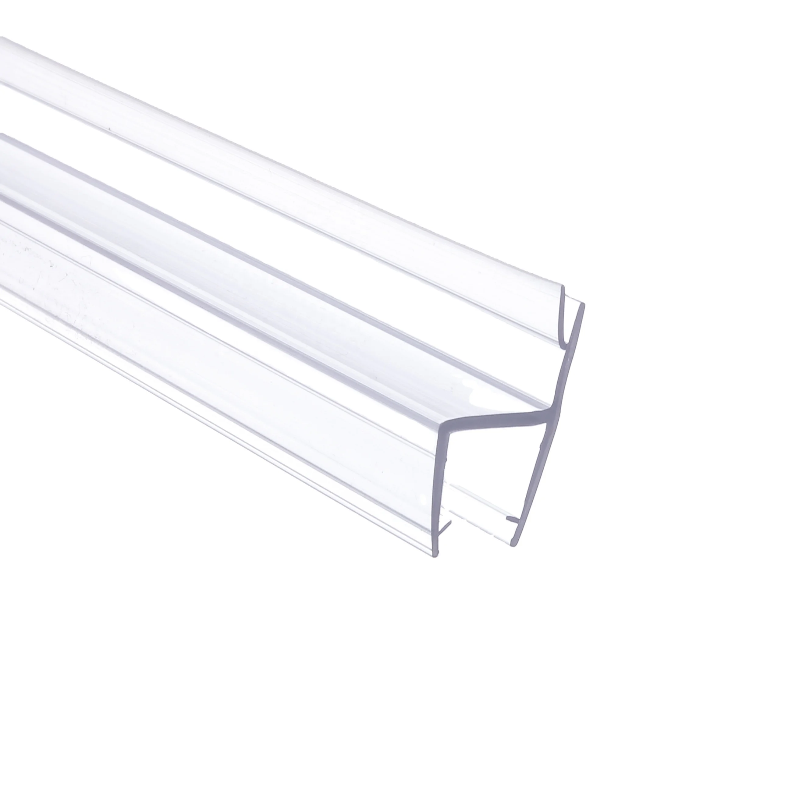 New Popular Bathroom Glass Door Waterproof Weather Seal Strip PVC Anti-corrosion Transparent Strip factory