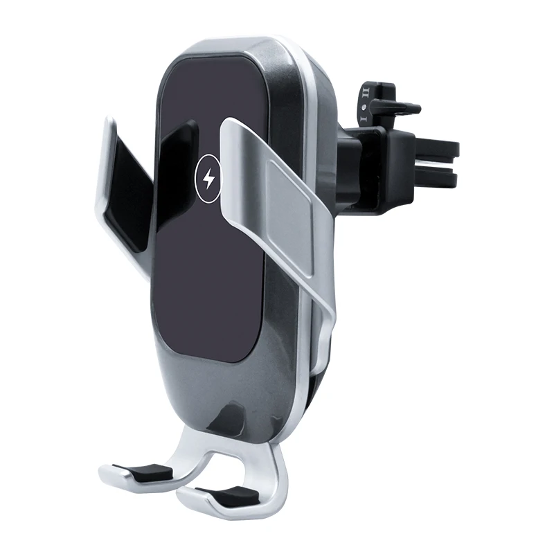 
10w qi smart infrared sensor automatic phone charger mount car holder wireless charging 