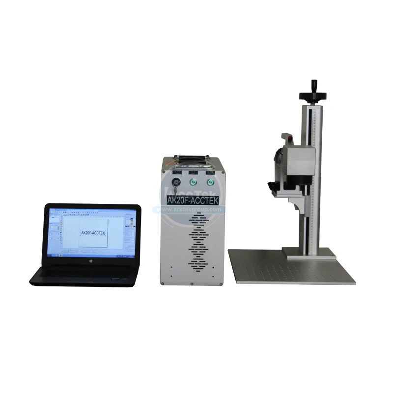Portable laser printer metal laser engraver 20w fiber laser marking machine