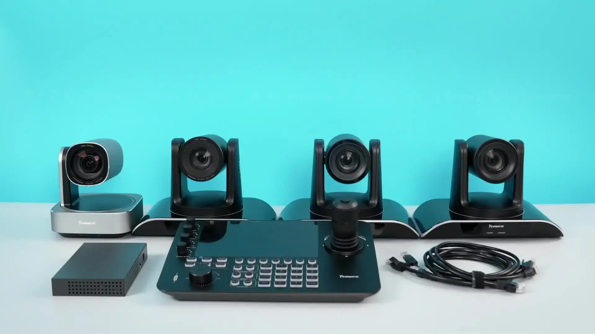 Tenveo VHD20H-4K NDI PTZ Camera with 20x Zoom & AI Tracking