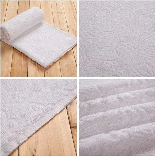 Labbaik 1 Pair Ahram  Jacquard-New 100% Cotton Ahram Towel Men's Hajj Umrah 
