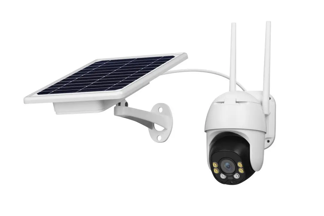 Isuster — caméra extérieur PTZ 4G sans fil IP67, dispositif de sécurité intelligent, avec batterie intégrée, détection de mouvement à l'énergie solaire, nouveauté 2021