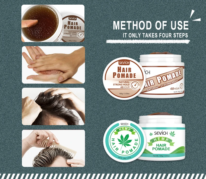 Salon Hair Edge Control Organic Keep Style Pomade For Women Daily Use