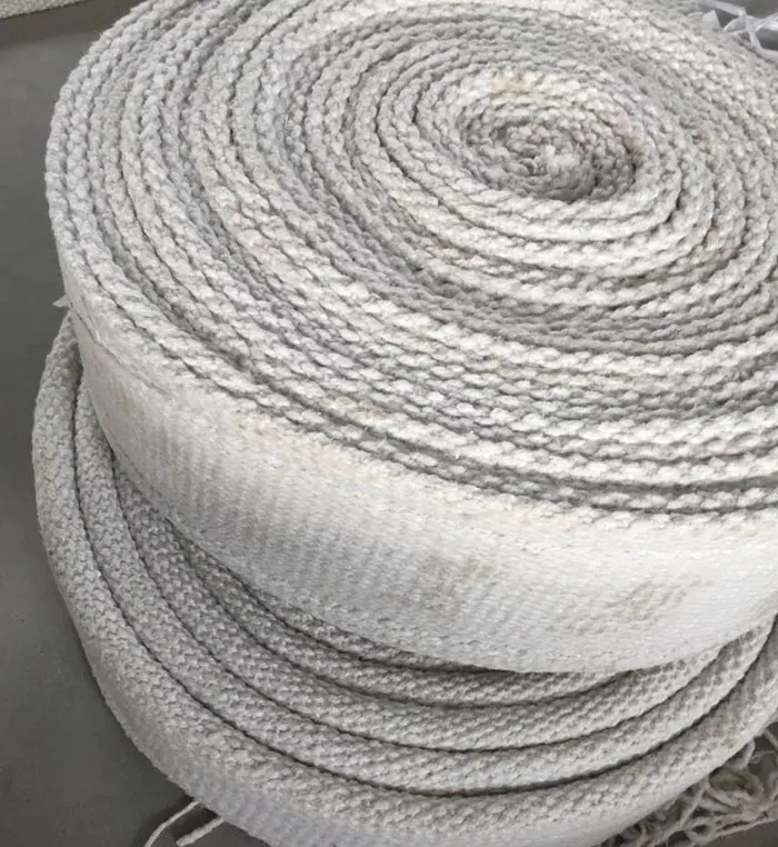 china supplier heat temperature insulation sealing ceramic fiber woven tape