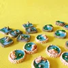 Cute 3D Resin Ponds Miniatures Figurine For Fairy Garden Gnome Terrarium Home Table Decoration Crafts Diy Supplies Dollhouse
