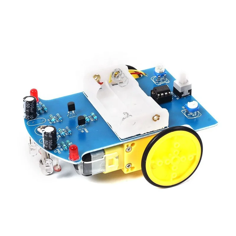 D2-1 Intelligent Robot Car Kit Obstacle Avoidance Tracking Car ...